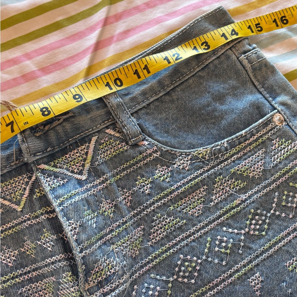 Anthropologie RAGA Light Blue Denim Jean Shorts